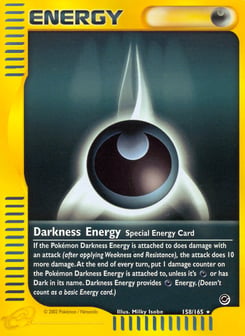 Darkness Energy 158/165 Expedition Base Set