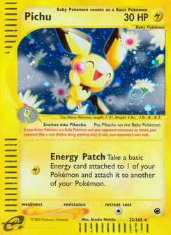 Pichu 22/165 Expedition Base Set