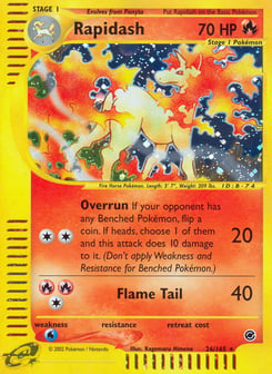 Rapidash 26/165 Expedition Base Set