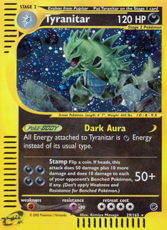 Tyranitar 29/165 Expedition Base Set