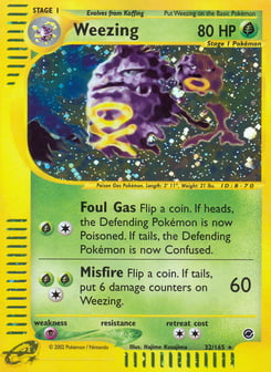 Weezing 32/165 Expedition Base Set