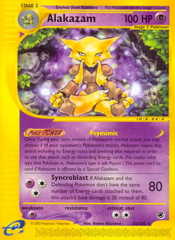 Alakazam 33/165 Expedition Base Set