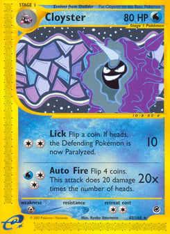 Cloyster 42/165 Expedition Base Set
