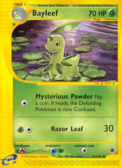 Bayleef 71/165 Expedition Base Set