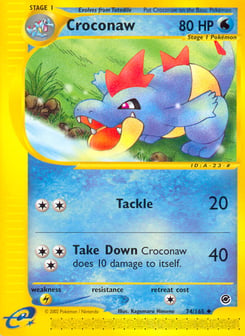 Croconaw 74/165 Expedition Base Set