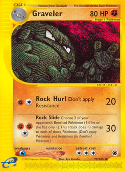 Graveler 79/165 Expedition Base Set