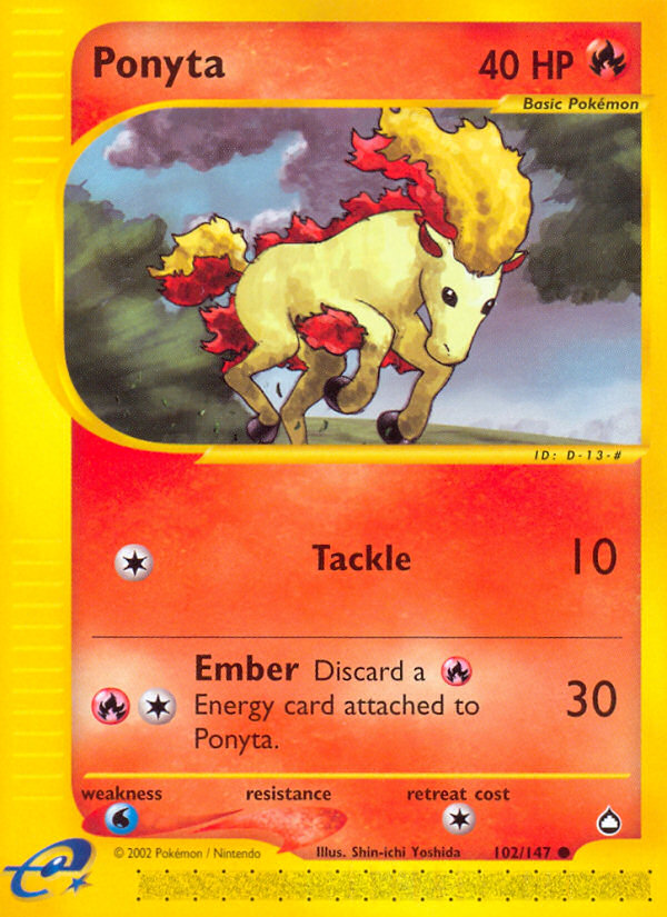 Ponyta 102/147 Aquapolis