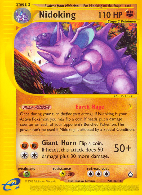 Nidoking 24/147 Aquapolis