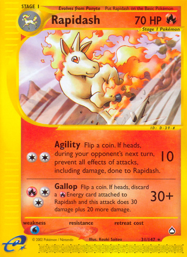 Rapidash 31/147 Aquapolis