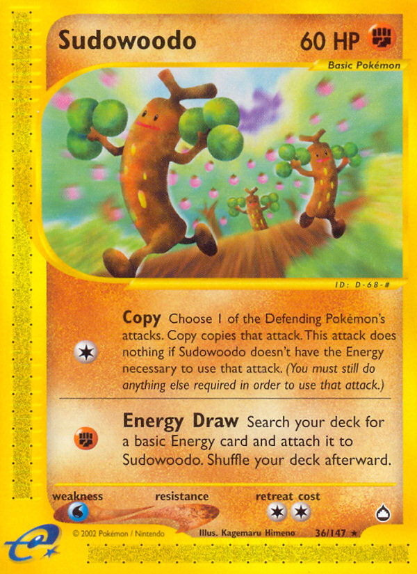 Sudowoodo 36/147 Aquapolis