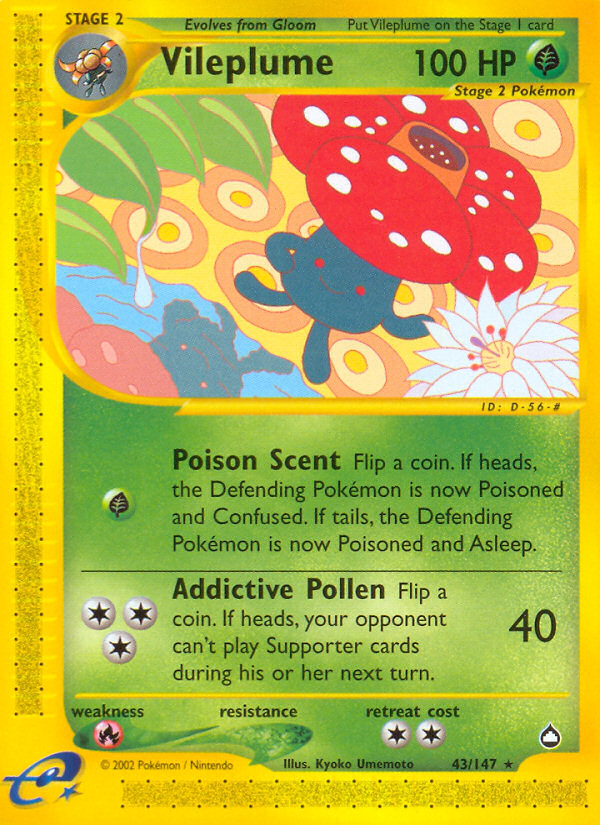 Vileplume 43/147 Aquapolis