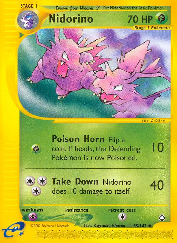 Nidorino 55/147 Aquapolis