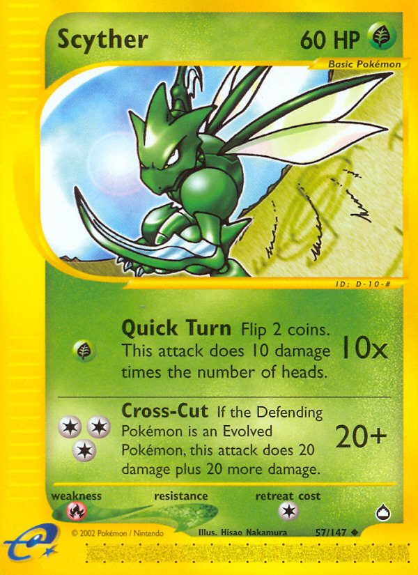 Scyther 57/147 Aquapolis