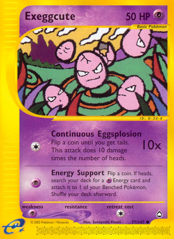 Exeggcute 77/147 Aquapolis