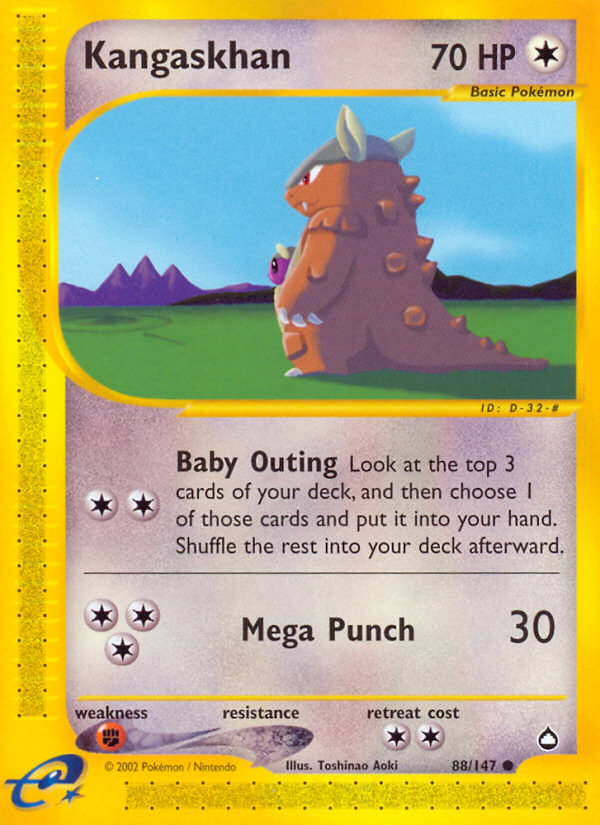 Kangaskhan 88/147 Aquapolis