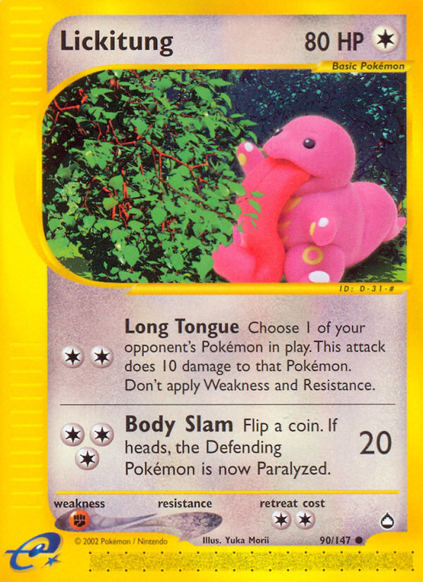 Lickitung 90/147 Aquapolis