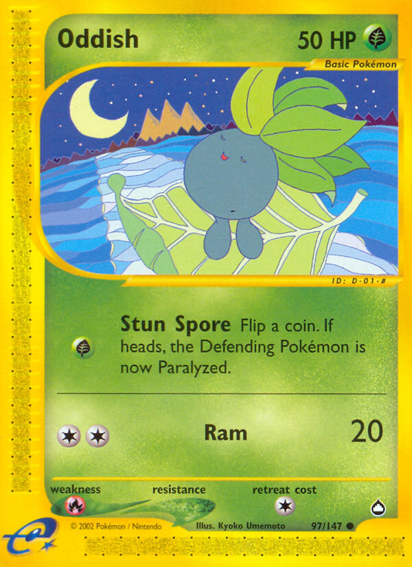 Oddish 97/147 Aquapolis