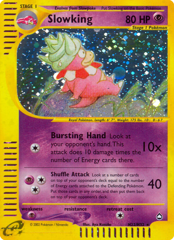 Slowking H22/H32 Aquapolis