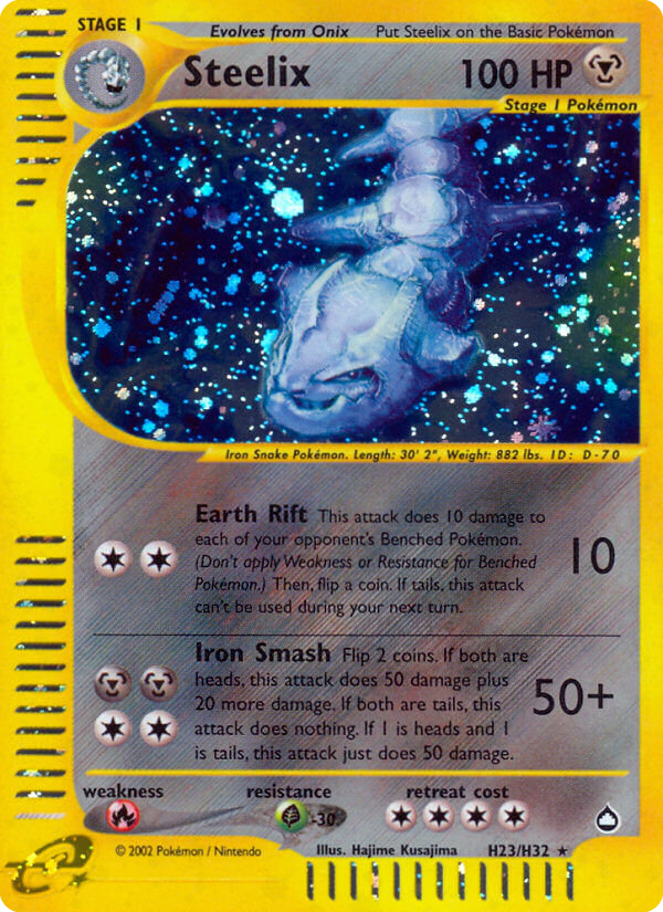 Steelix H23/H32 Aquapolis