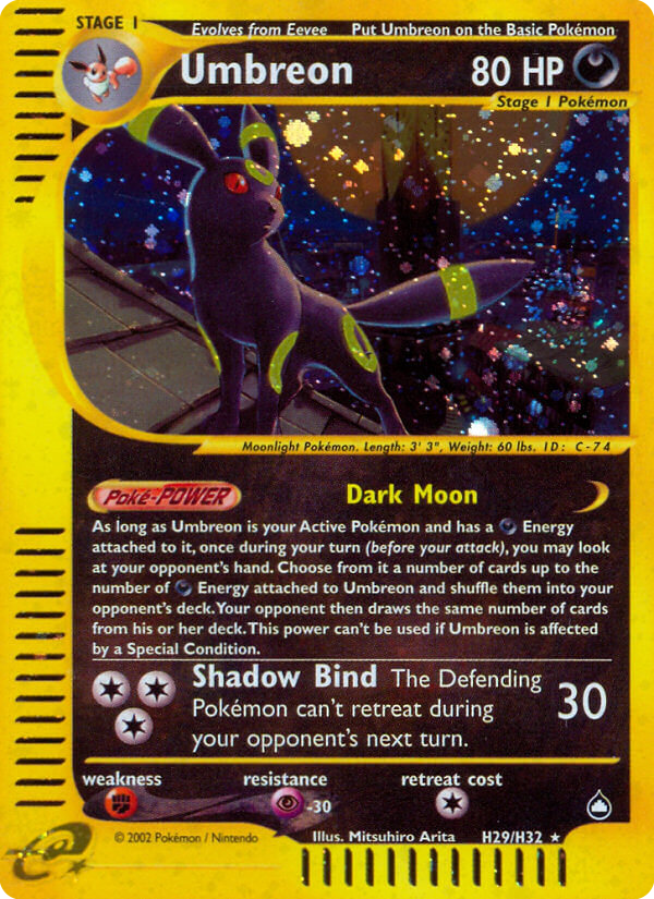 Umbreon H29/H32 Aquapolis