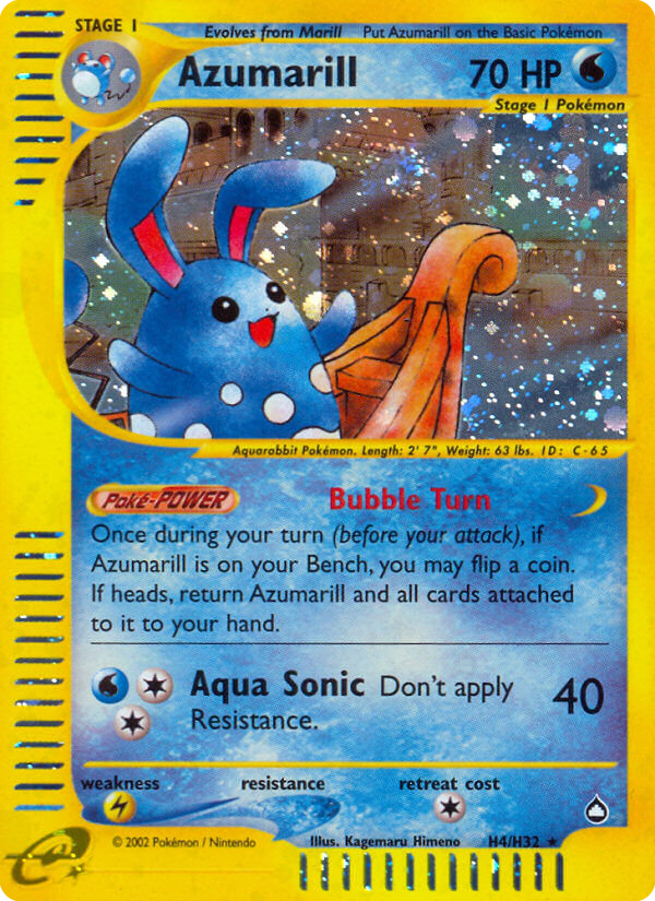 Azumarill H4/H32 Aquapolis