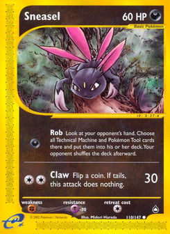 Sneasel 110/147 Aquapolis