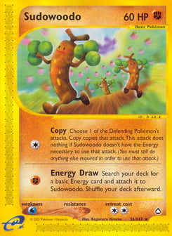 Sudowoodo 36/147 Aquapolis