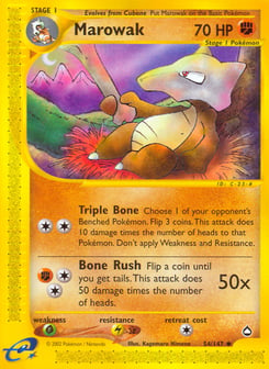 Marowak 54/147 Aquapolis