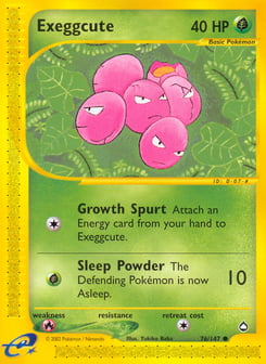 Exeggcute 76/147 Aquapolis
