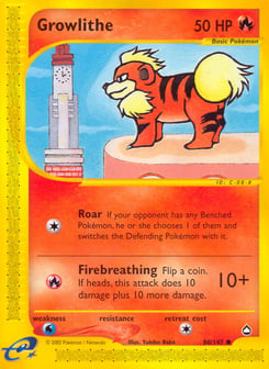 Growlithe 80/147 Aquapolis