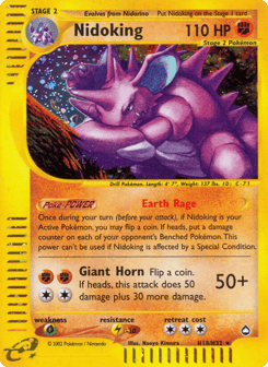 Nidoking H18/H32 Aquapolis