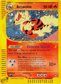Arcanine H2/H32 Aquapolis