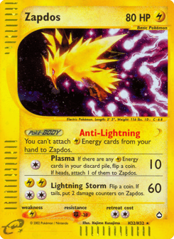 Zapdos H32/H32 Aquapolis