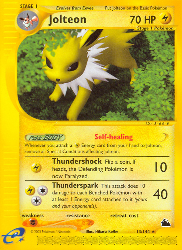 Jolteon 13/144 Skyridge