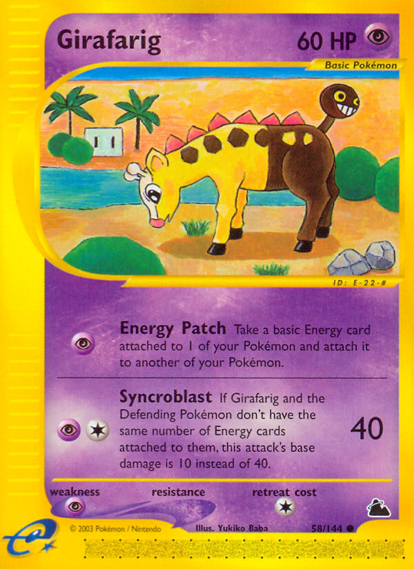 Girafarig 58/144 Skyridge