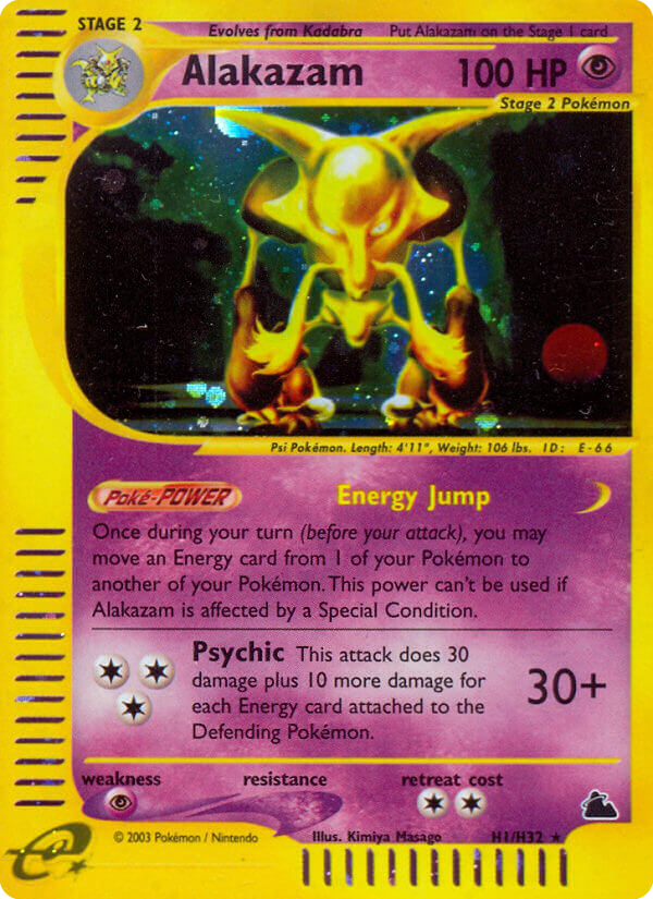 Alakazam H1/H32 Skyridge