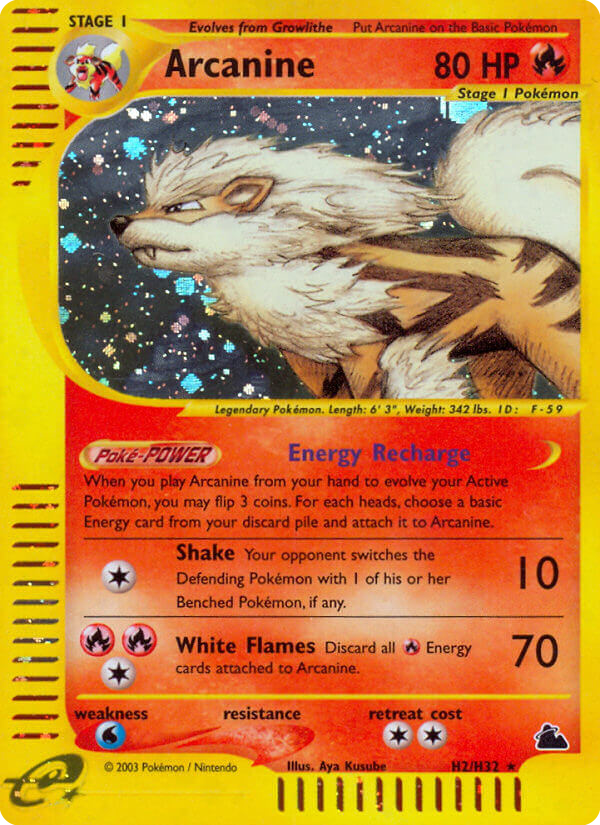 Arcanine H2/H32 Skyridge