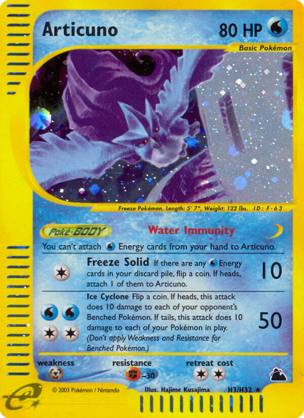 Articuno H3/H32 Skyridge