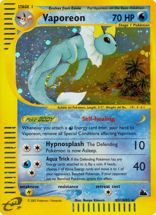 Vaporeon H31/H32 Skyridge