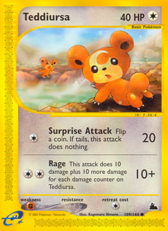 Teddiursa 109/144 Skyridge