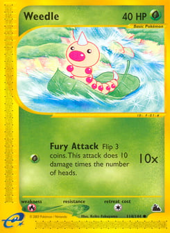 Weedle 114/144 Skyridge