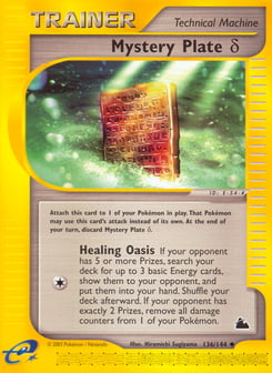 Mystery Plate δ 136/144 Skyridge