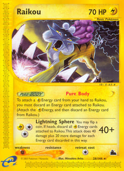 Raikou 28/144 Skyridge