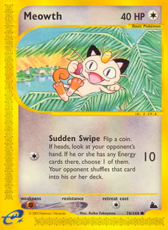 Meowth 78/144 Skyridge
