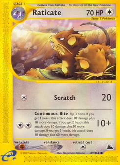 Raticate 89/144 Skyridge