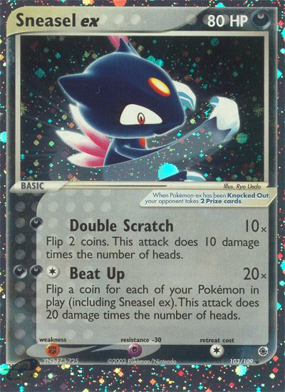 Sneasel ex 103/109 Ruby & Sapphire