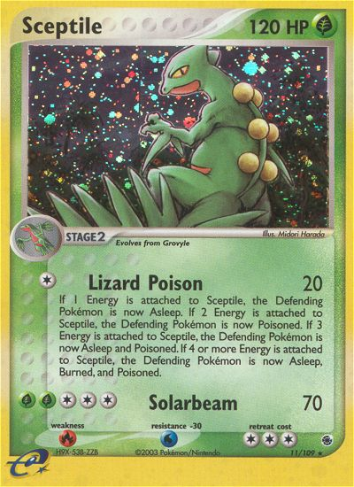 Sceptile 11/109 Ruby & Sapphire