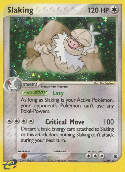Slaking 12/109 Ruby & Sapphire