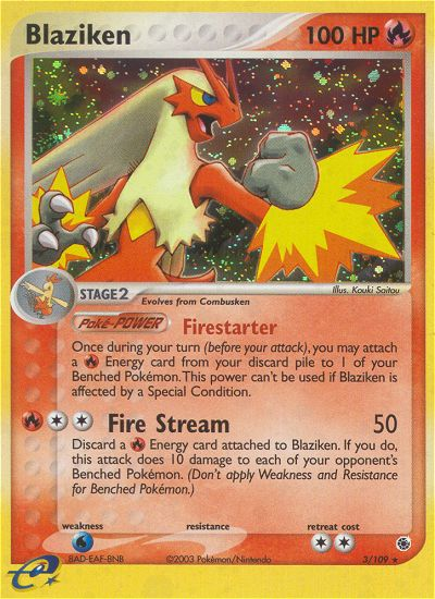Blaziken 3/109 Ruby & Sapphire