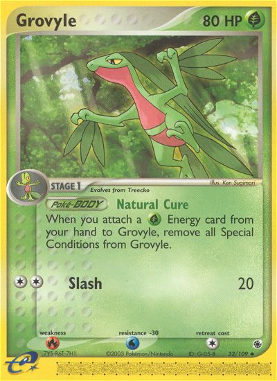 Grovyle 32/109 Ruby & Sapphire